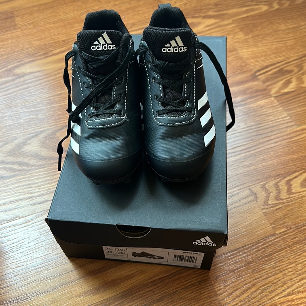 Toddler size 11 Adidas Baseball Cleats